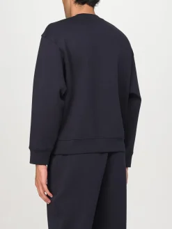 Felpa a girocollo con logo Emporio Armani