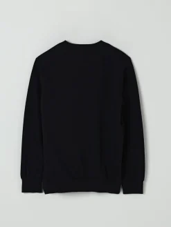 Felpa a girocollo con logo multicolor Balmain