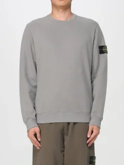 Felpa a girocollo con logo Stone Island