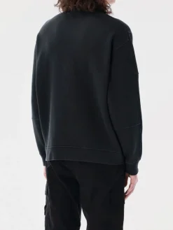 Felpa a girocollo con logo Stone Island