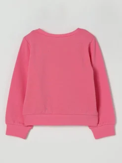 Felpa a girocollo con logo di strass Liu Jo