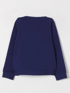 Felpa a girocollo con logo di strass Liu Jo