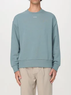 Felpa a girocollo con mini logo Calvin Klein