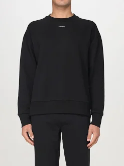 Felpa a girocollo con mini logo Calvin Klein