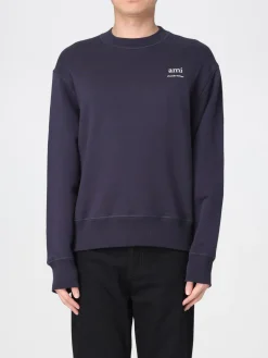 Felpa a girocollo con mini logo Ami Paris