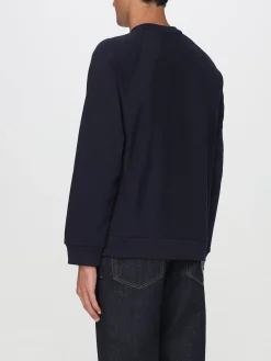 Felpa a girocollo con stemma Fendi in cotone