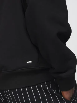 Felpa a girocollo in cotone con logo Amiri