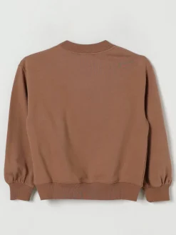 Felpa a girocollo in cotone con logo Chloé