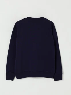 Felpa a girocollo in cotone con logo DsQuared2