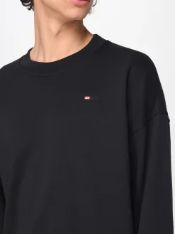 Felpa a girocollo in cotone Diesel