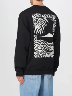 Felpa a girocollo in cotone stampata Laneus