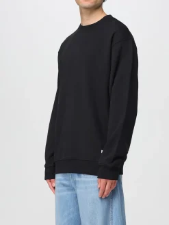 Felpa a girocollo in cotone stampata Laneus