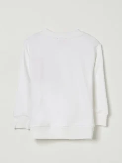 Felpa a girocollo in cotone con logo Diesel