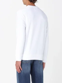 Felpa a girocollo in misto cotone Emporio Armani