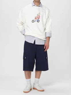 Felpa a girocollo stampata Drôle De Monsieur