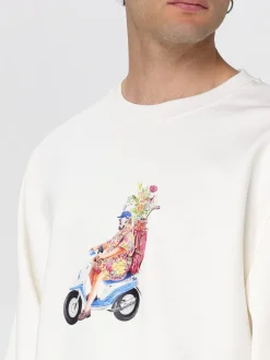 Felpa a girocollo stampata Drôle De Monsieur