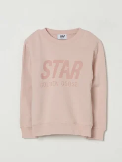 Felpa a girocollo stampata Golden Goose