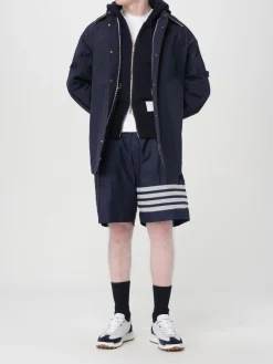 Felpa 4-Bar Thom Browne in jersey con zip