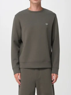 Felpa basic Emporio Armani in misto cotone