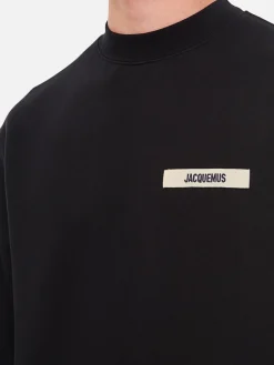 Felpa basic Jacquemus in cotone con logo