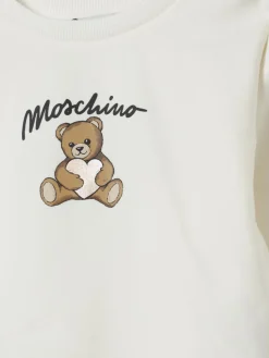 Felpa basic Moschino in cotone con logo