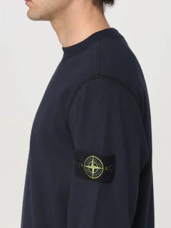 Felpa basic Stone Island in cotone