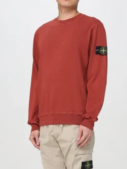 Felpa basic Stone Island in cotone