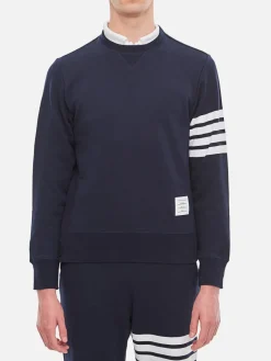 Felpa basic Thom Browne in cotone