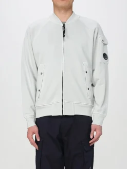 Felpa bomber in cotone C.P. Company
