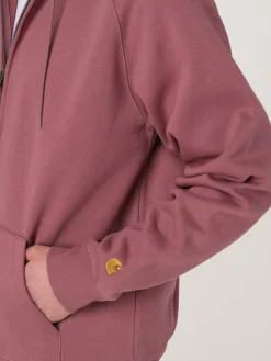 Felpa Carhartt Wip in cotone con zip