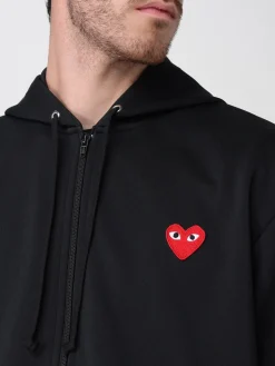 Felpa Comme Des Garçons Play in cotone