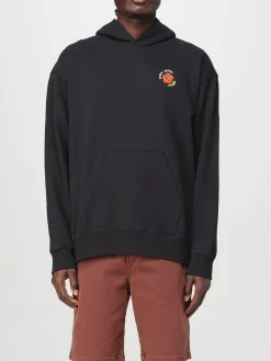 Felpa con cappuccio con logo fiore Kenzo