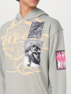 Felpa con cappuccio Diesel stampata