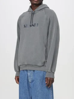 Felpa con cappuccio e logo Sunnei