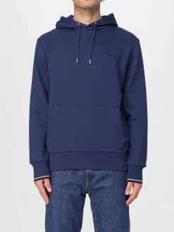 Felpa con cappuccio e logo Fred Perry