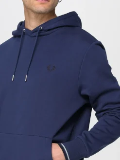 Felpa con cappuccio e logo Fred Perry