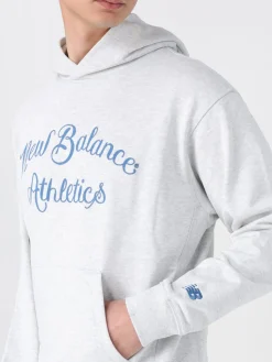 Felpa con cappuccio e logo New Balance