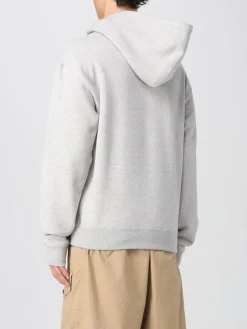 Felpa con cappuccio e logo Jil Sander