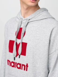 Felpa con cappuccio e logo Isabel Marant