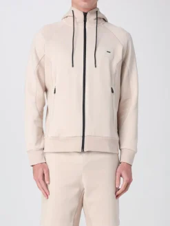 Felpa con cappuccio e logo Saggy Boss in misto cotone