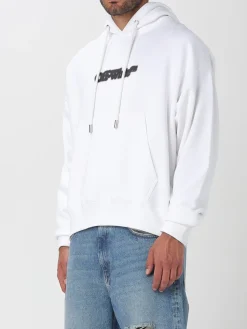 Felpa con cappuccio e maxi logo Off-white