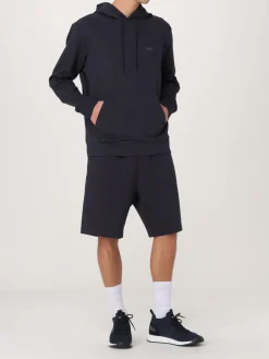 Felpa con cappuccio e mini logo Hugo