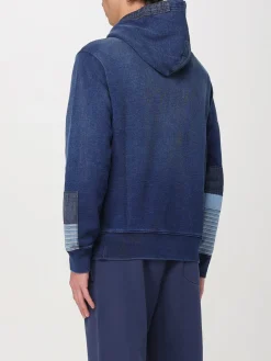 Felpa con cappuccio e toppe in denim Polo Ralph Lauren