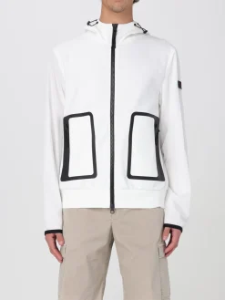 Felpa con cappuccio e zip Peuterey in tessuto tecnico