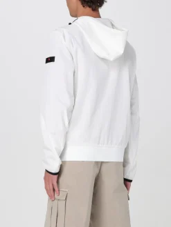 Felpa con cappuccio e zip Peuterey in tessuto tecnico