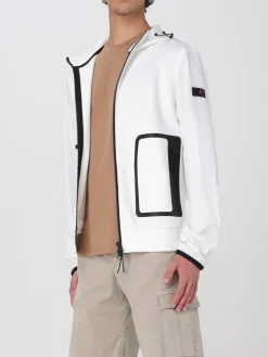 Felpa con cappuccio e zip Peuterey in tessuto tecnico