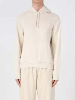 Felpa con cappuccio EA7 in cotone