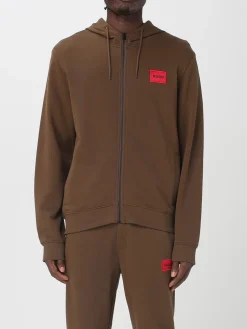 Felpa con cappuccio Hugo in cotone