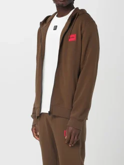 Felpa con cappuccio Hugo in cotone