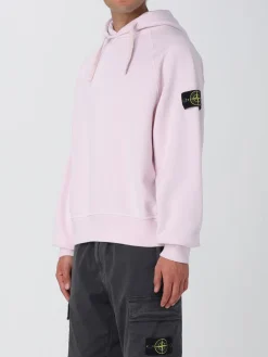Felpa con cappuccio in cotone Stone Island
